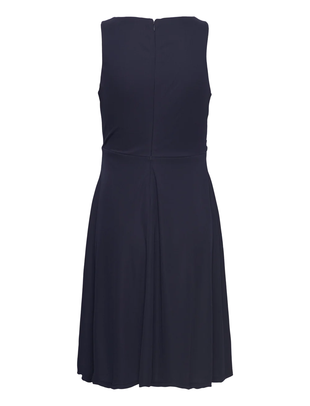Surplice Jersey Sleeveless Dress