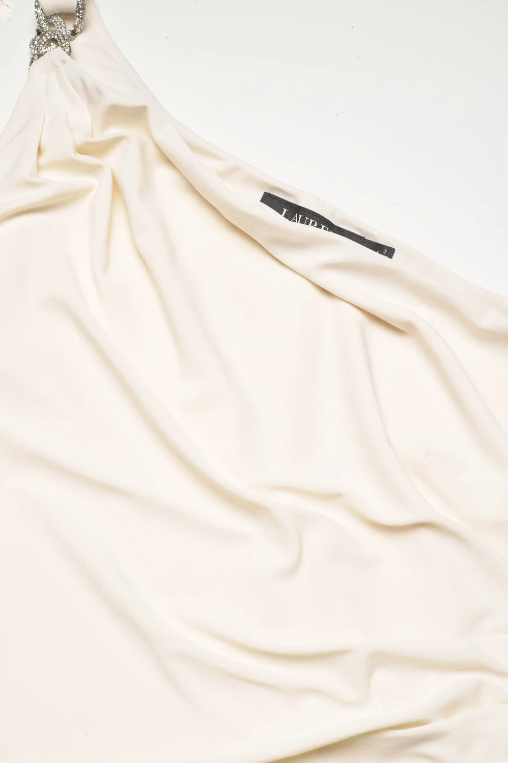 Jersey One-Shoulder Gown