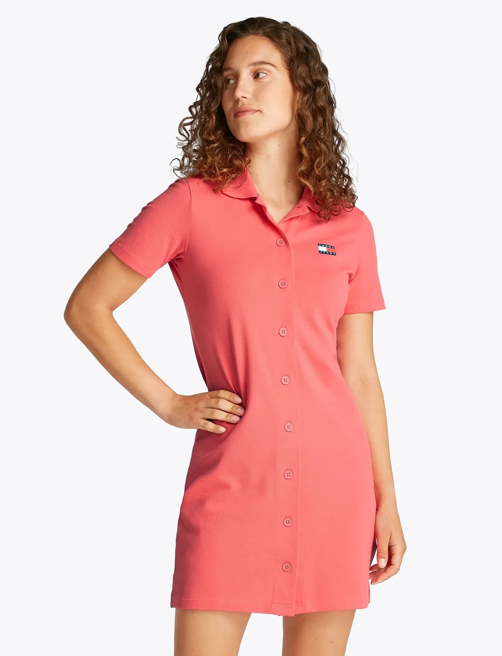 TJW BADGE PIQUE POLO DRESS