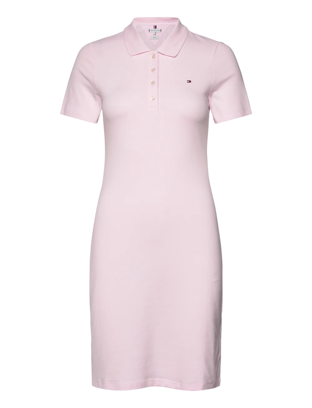 1985 SLIM PIQUE POLO DRESS SS